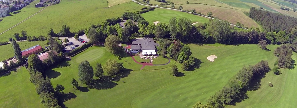 Bildflug auf dem Golfplatz des GC Hechingen / Hohenzollern